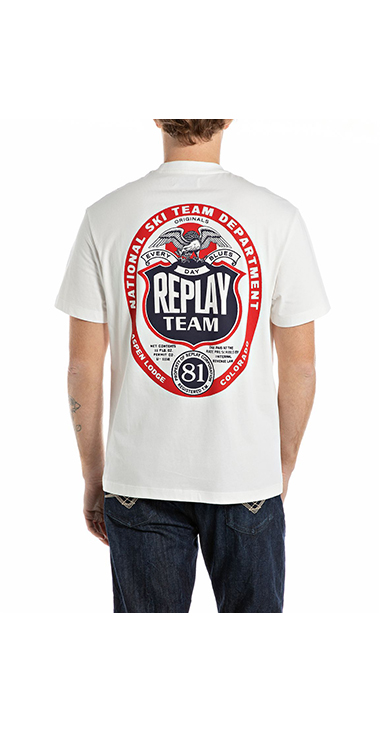 リラックスフィット ヘビーコットンジャージーグラフィック Tシャツ 詳細画像